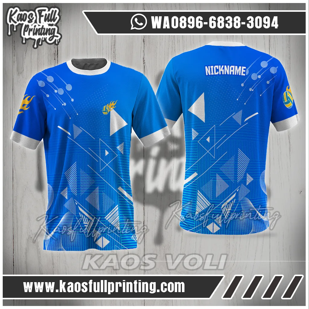 Kaos Voli Full Printing