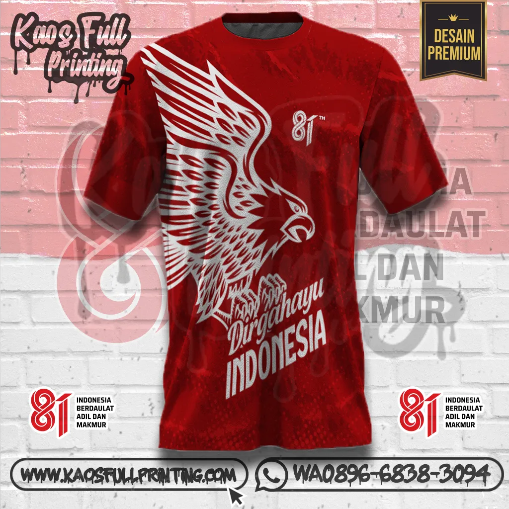 Baju Kaos Merah Putih