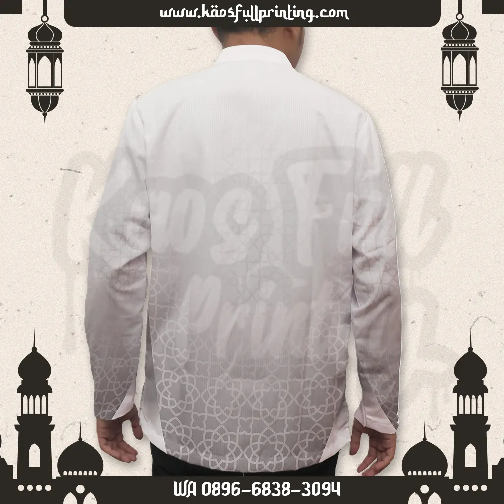 Baju Koko Pria Bandung belakang