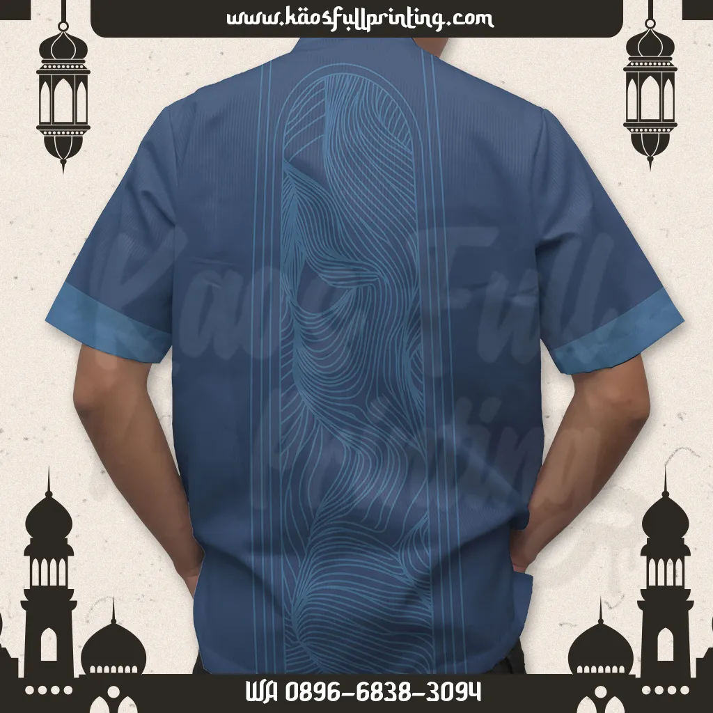 Pusat Baju Koko Bandung pendek belakang