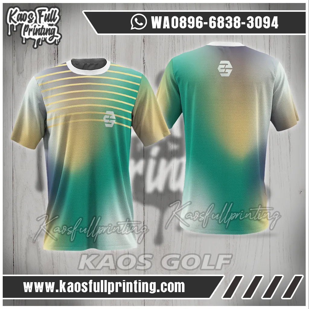 Kaos Golf Tanpa Kerah