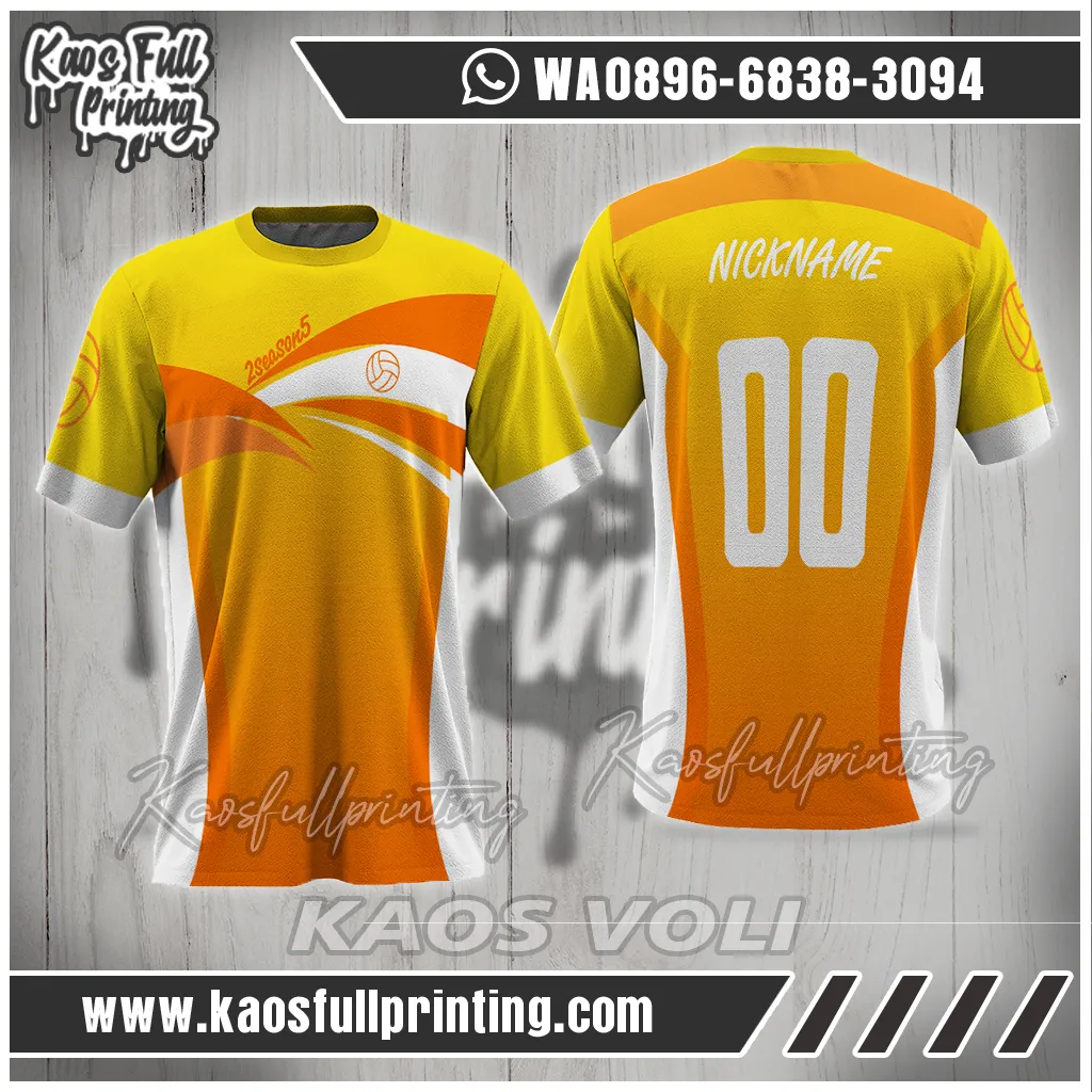 Kaos Tim Voli Printing