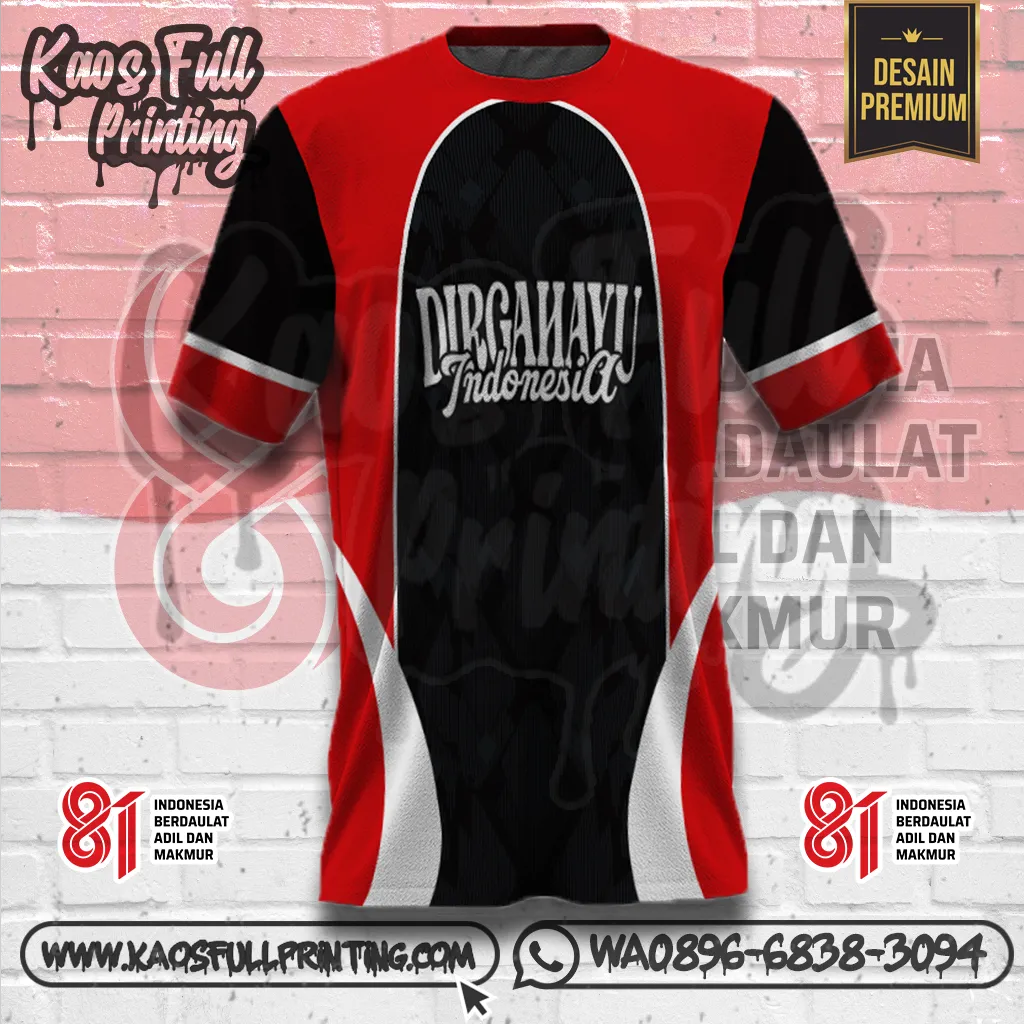 Kaos Dirgahayu 81 Indonesia