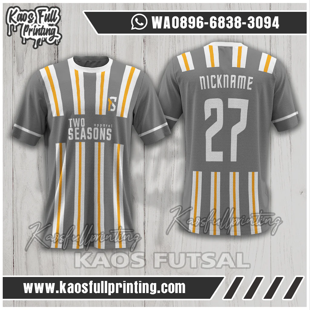 Kaos Futsal Polos untuk Tim Simpel Mudah Dipadukan