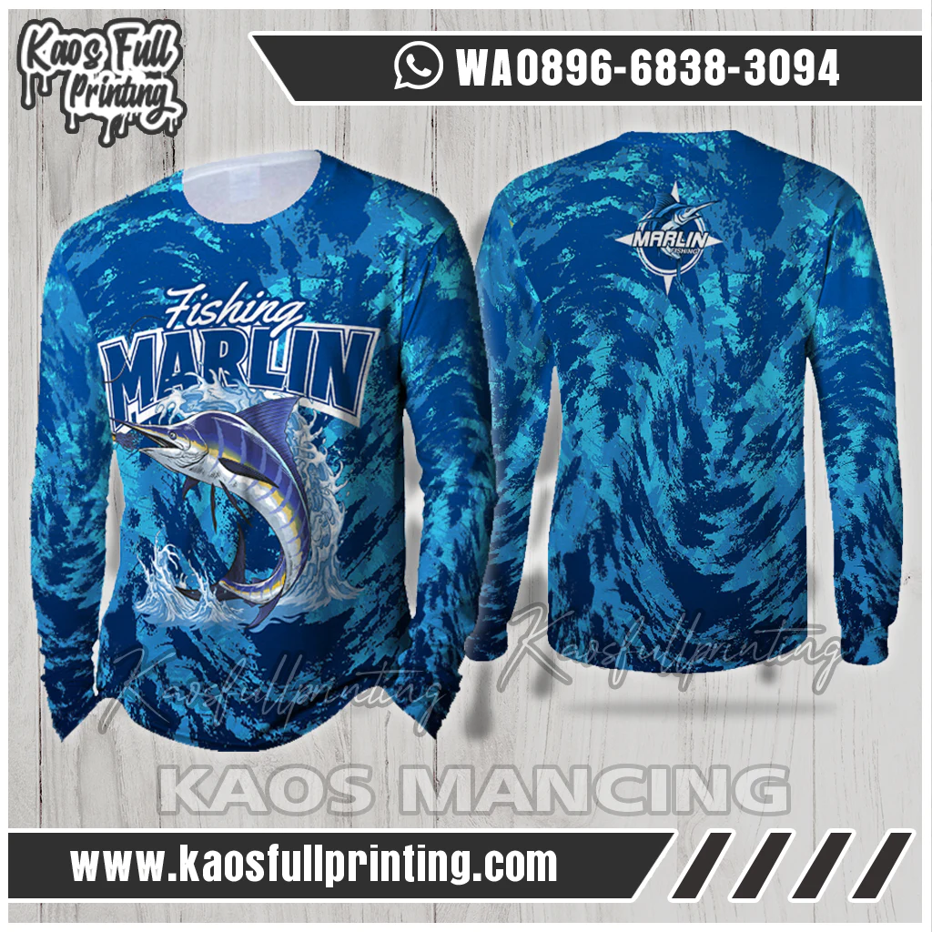 Kaos Mancing Lengan Panjang Bandung Lindungi Kulit dari Matahari